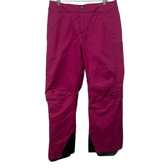 Women's Columbia Omni-Tech Pink Snow Pants - Picture 1 of 14